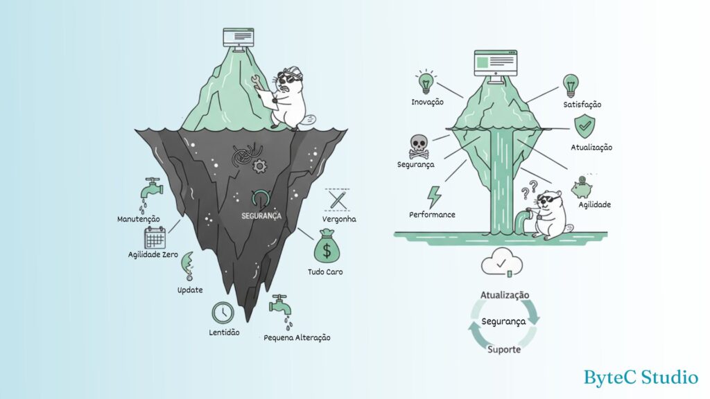 Sinais de que Seu Site Virou um Fardo Técnico (e um Ralo de Dinheiro)